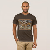 Thanksgiving in paddenstoelen t-shirt (Voorkant volledig)