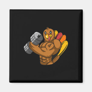 Thanksgiving in Turkije: dag van opbouw Gym Workou Magneet