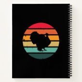 Thanksgiving in verband met vogel in Turkije Notitieboek (Achterkant)