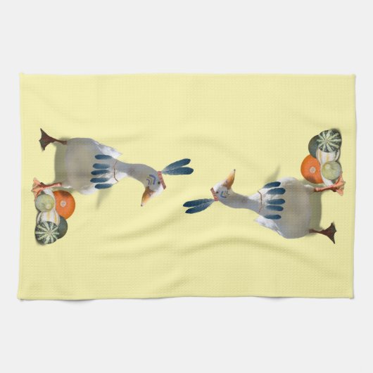 Thanksgiving Indian Duck Theedoek (Horizontaal)