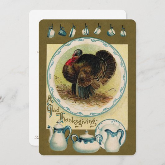  Thanksgiving Informele uitnodiging (Voorkant / Achterkant)