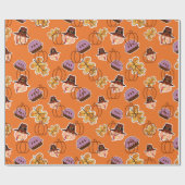Thanksgiving inpakpapier (Vlak)
