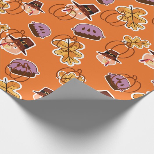 Thanksgiving inpakpapier (Hoek)