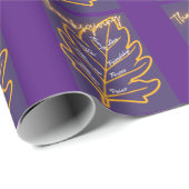 Thanksgiving inpakpapier blauw 02 (Rol Hoek)