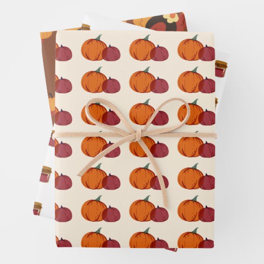 Thanksgiving Inpakpapier Vel (In situ)