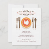 Thanksgiving Invitaties Kaart (Voorkant)