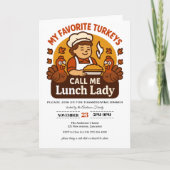 Thanksgiving Invitation Card Kaart (Voorkant)