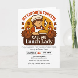 Thanksgiving Invitation Card Kaart
