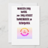  Thanksgiving Invitation Kaart (Achterkant)