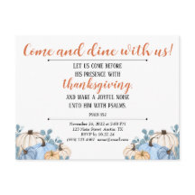 Thanksgiving Invitation Scripting Pumpkin Patch