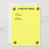 THANKSGIVING INVITE KAART (Achterkant)