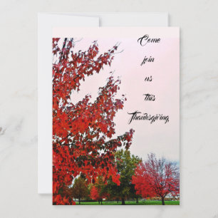 Thanksgiving INVITE Kaart