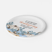 Thanksgiving inwendige handleiding pompoentematch papieren bordje (Gekanteld)