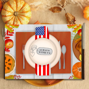 Thanksgiving is altijd een plaats aan onze tafel kaart