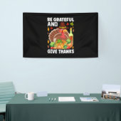 Thanksgiving is dankbaar en geeft Bedankt Spandoek (Beurs)