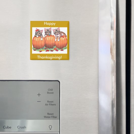 Thanksgiving is de Kat's Meow Magneet (Insitu (Koelkast))