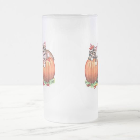 Thanksgiving is de Kat's Meow Matglas Bierpul (Center)