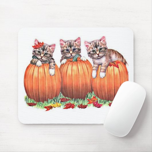 Thanksgiving is de Kat's Meow Muismat (Met muis)