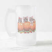 Thanksgiving is het kattenparadijs matglas bierpul (Links)