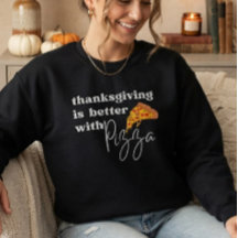 Thanksgiving is leuker met een Pizza Sweatshirt