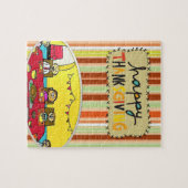 Thanksgiving Jigzaag Puzzle Legpuzzel (Horizontaal)
