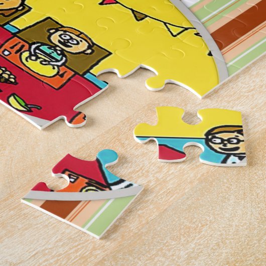 Thanksgiving Jigzaag Puzzle Legpuzzel (Zijkant)