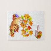 Thanksgiving Jigzaag Puzzle Legpuzzel (Horizontaal)