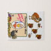 Thanksgiving Jigzaag Puzzle Legpuzzel (Horizontaal)