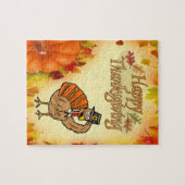 Thanksgiving Jigzaag Puzzle Legpuzzel (Horizontaal)