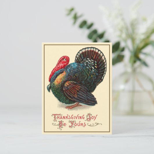 Thanksgiving Joy Be Yours - Briefkaart (Staand voorkant)