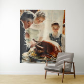 Thanksgiving Joy: een familiefeest Wandkleed (In situ)