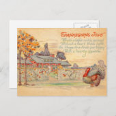 Thanksgiving Joys  Briefkaart (Voorkant / Achterkant)