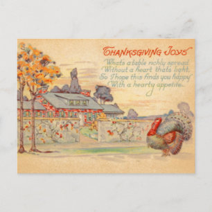 Thanksgiving Joys  Briefkaart