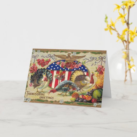 Thanksgiving Kaart (Gele Bloem)