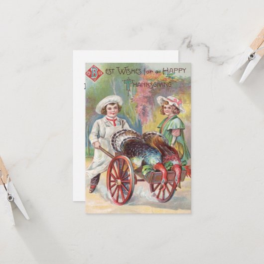  Thanksgiving Kaart (Voorkant / Achterkant in situ)