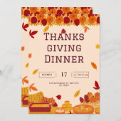 Thanksgiving Kaart (Voorkant / Achterkant)