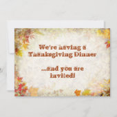 Thanksgiving Kaart (Voorkant)