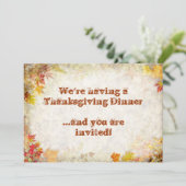 Thanksgiving Kaart (Staand voorkant)
