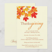 Thanksgiving Kaart (Voorkant / Achterkant)