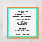 Thanksgiving Kaart (Achterkant)