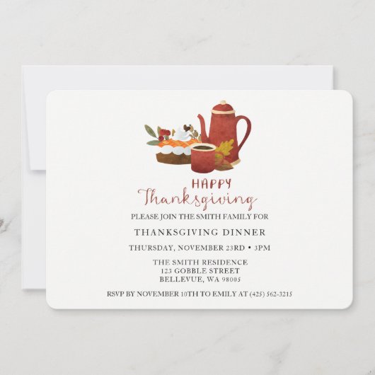 Thanksgiving Kaart (Voorkant)