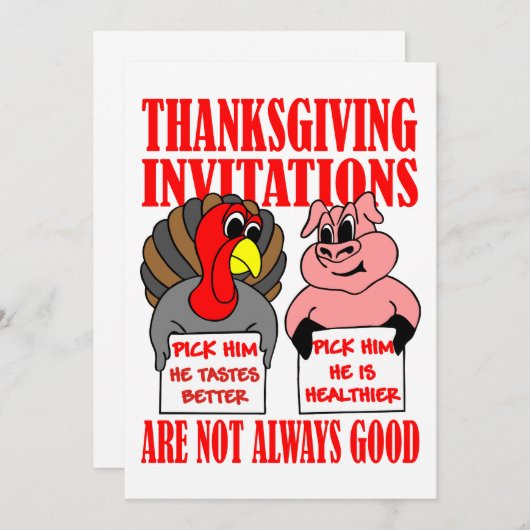 Thanksgiving Kaart (Voorkant / Achterkant)