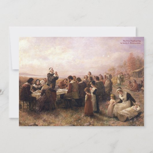 Thanksgiving Kaart (Voorkant)