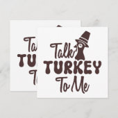 Thanksgiving Kaart (Voorkant / Achterkant)