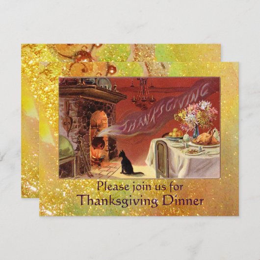 Thanksgiving Kaart (Voorkant / Achterkant)