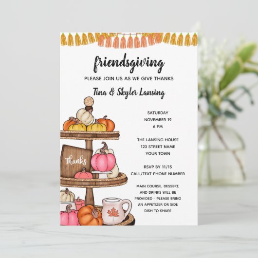  Thanksgiving Kaart (Staand voorkant)