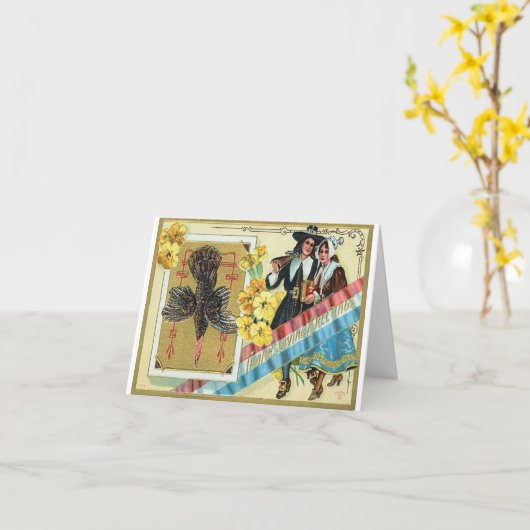 Thanksgiving Kaart (Gele Bloem)