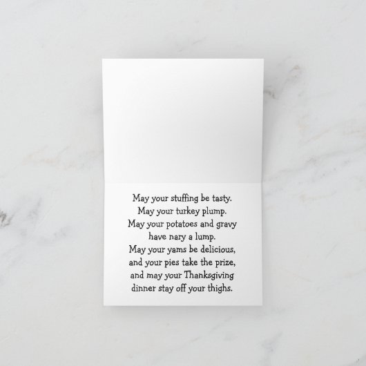  Thanksgiving Kaart (Binnen)