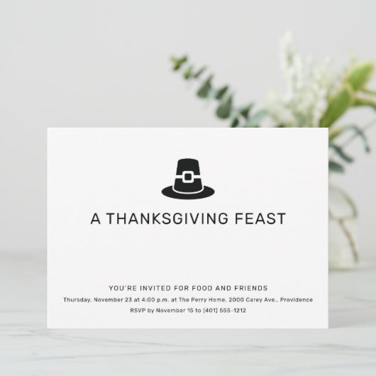 Thanksgiving Kaart (Staand voorkant)