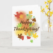 Thanksgiving Kaart (Gele Bloem)